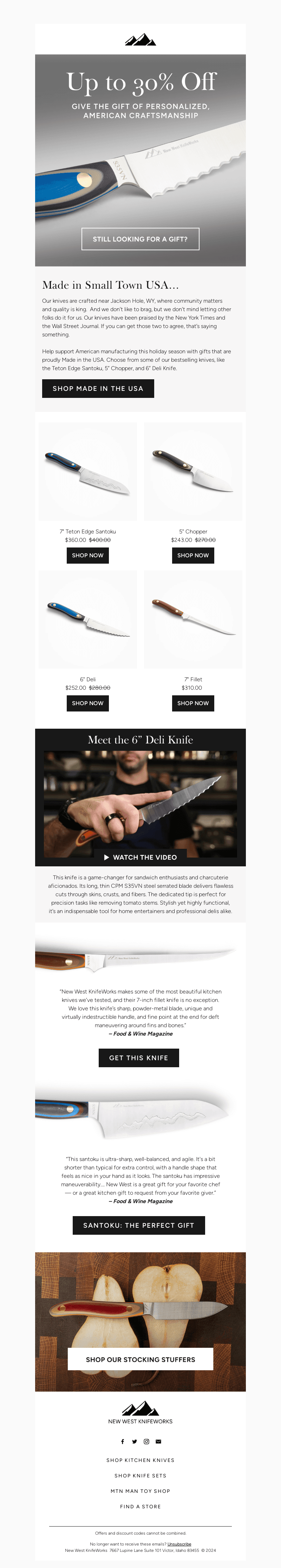 Local AND World Famous Knives