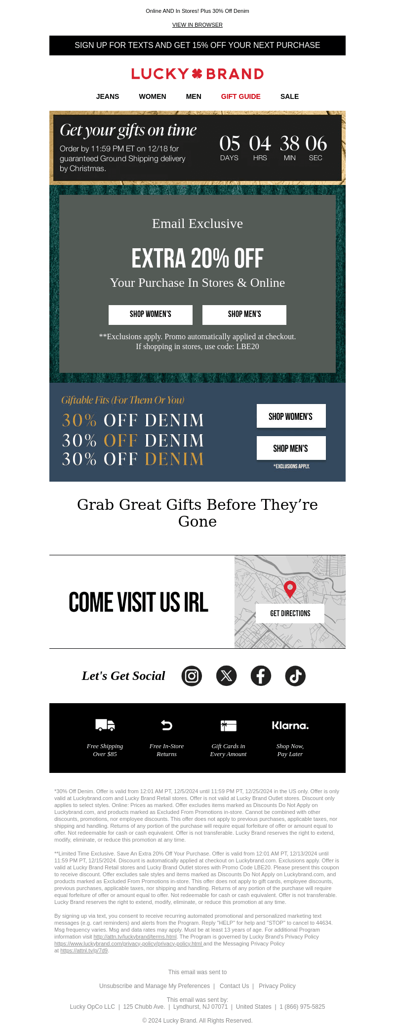Want An Extra 20% Off? OPEN THIS!