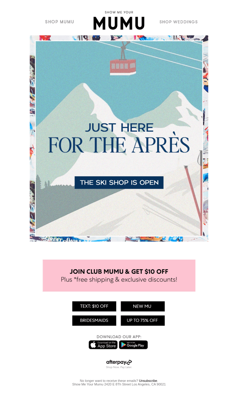 The Ski Shop is Open!