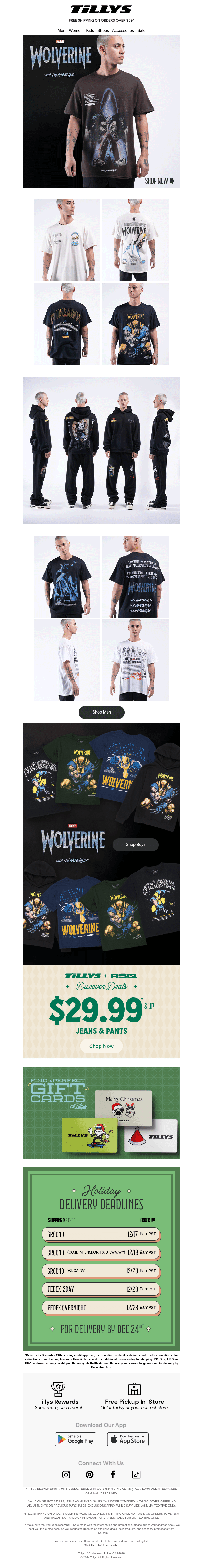 CVLA x Wolverine 🔥 Exclusive Collection Now Available