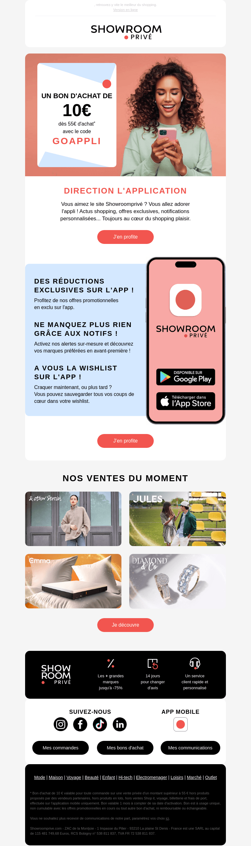 L’app shopping du moment: et action !