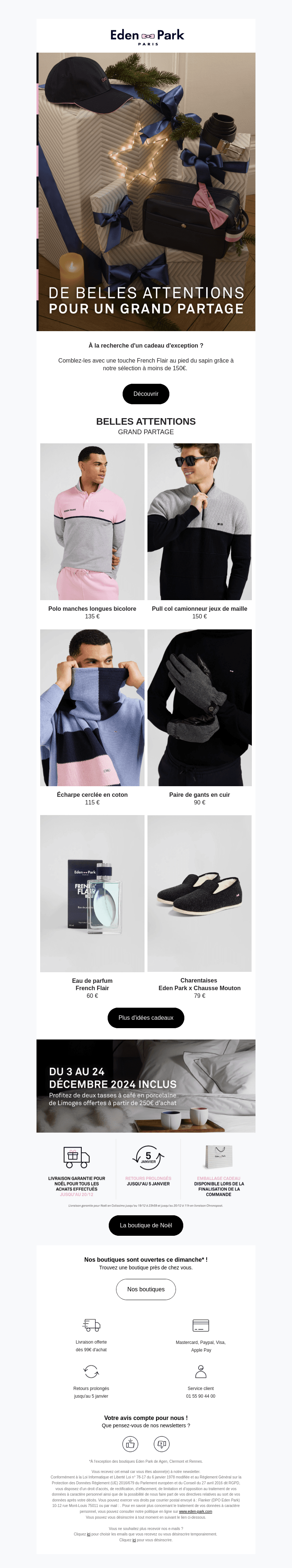 Idées cadeaux à moins de 150€ 🎁