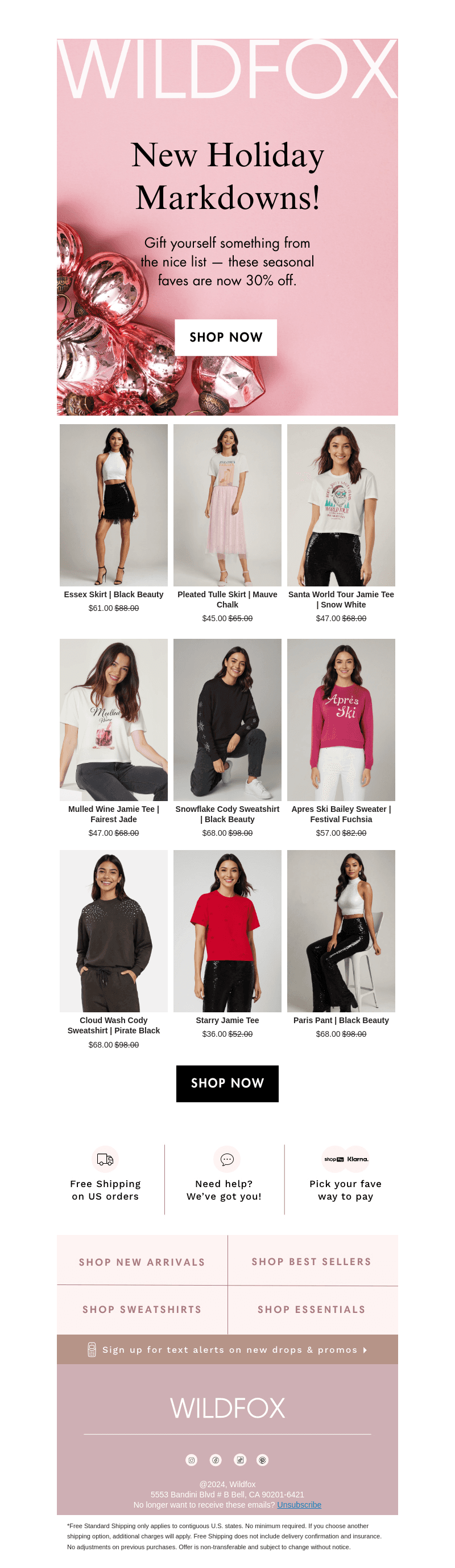 NEW MARKDOWNS on Winter Favorites 💗