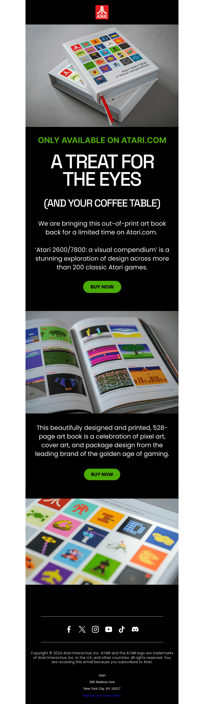 Atari email from Sat, Dec 14, 2024