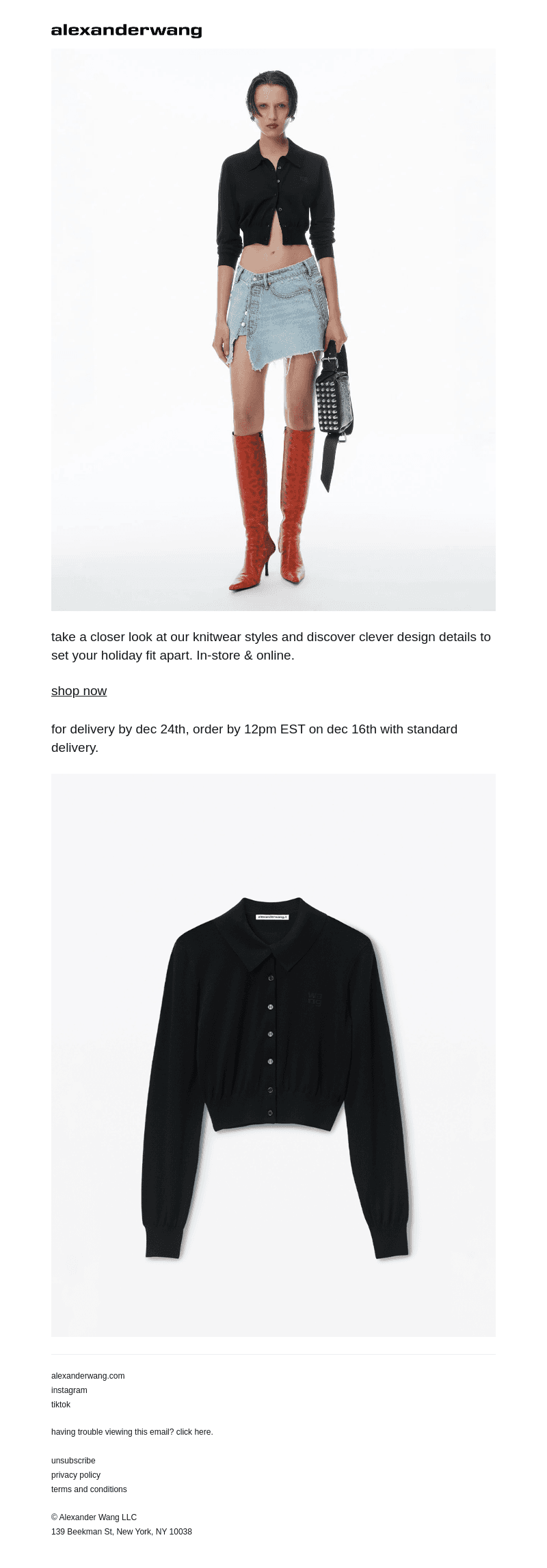 holiday-pilled sweaters & knits