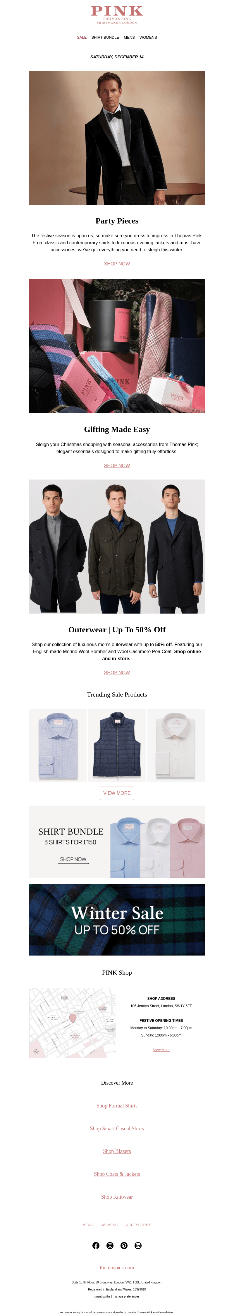 Festive Dressing, Gifting & Winter Sale