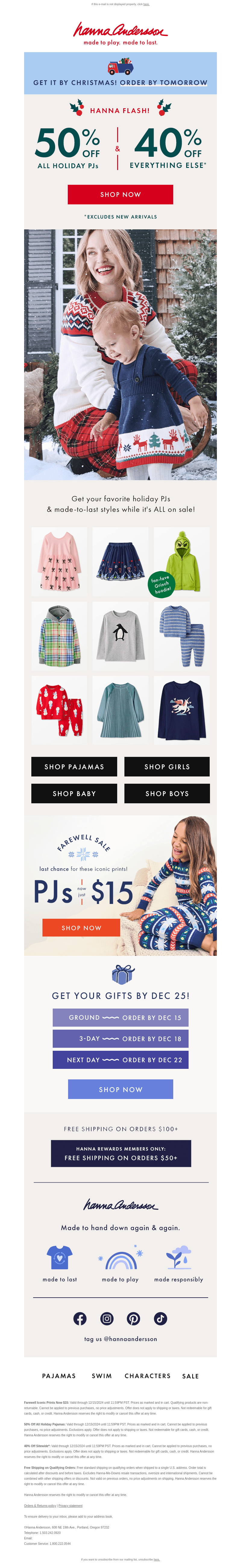 Ending Soon: 40% Off EVERYTHING + 50% Off PJs
