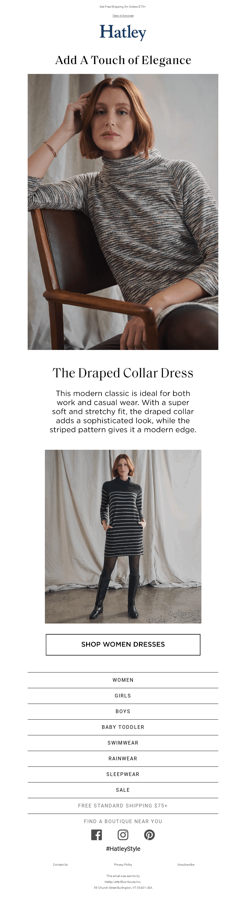 🤩💕 Spotlight: The Draped Collar Dress
