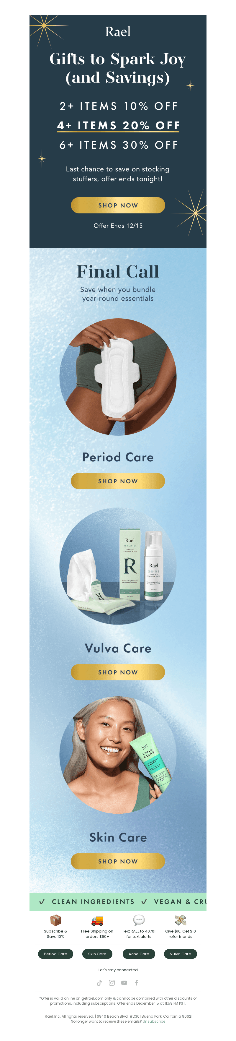 Last Call to Save on Stocking Stuffers ✨