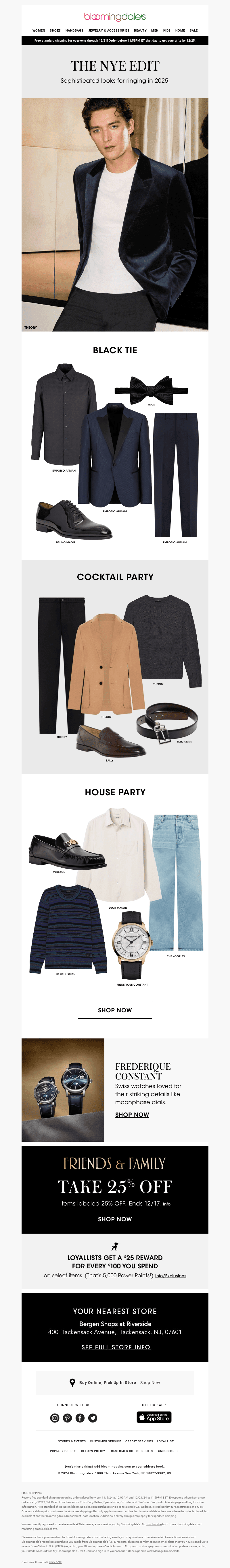 3 festive looks for NYE