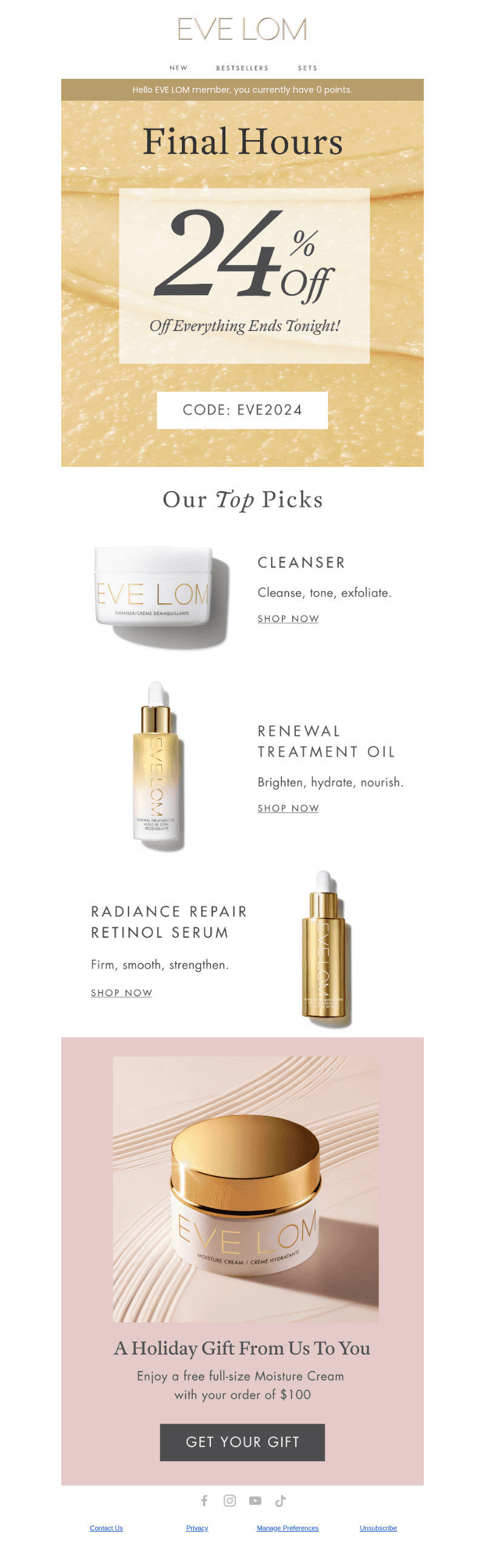 Last Chance for 24% Off!