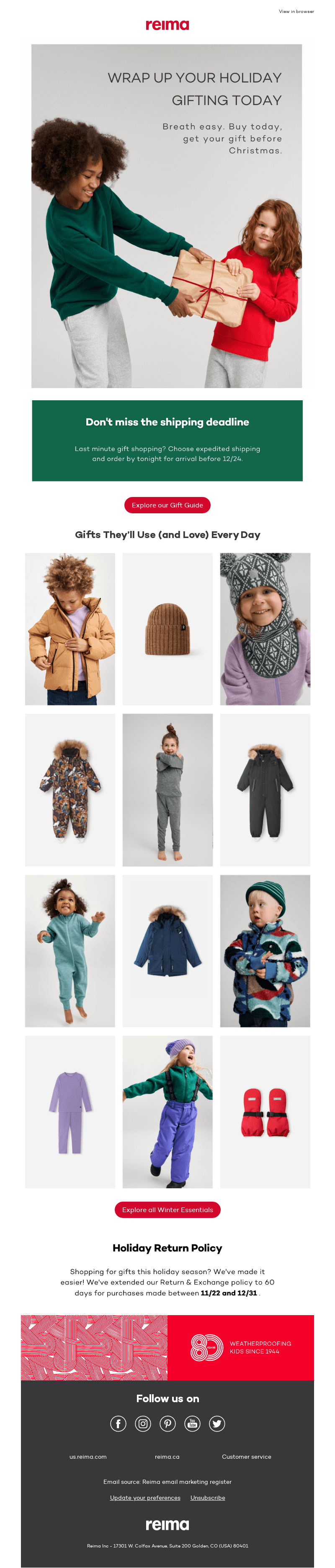 Wrap Up Your Holiday Gifting Today