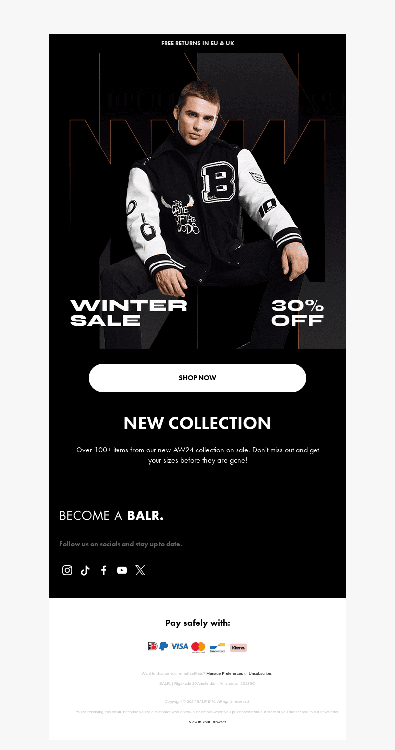 WINTER SALE | 30% OFF