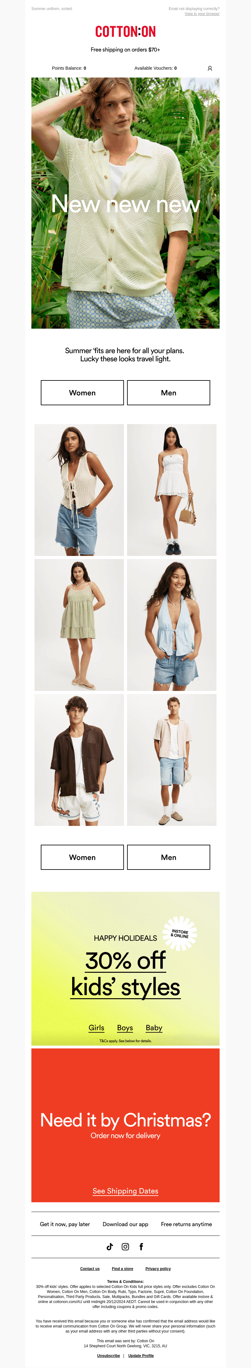 New 'fits travel light 🤝☀️