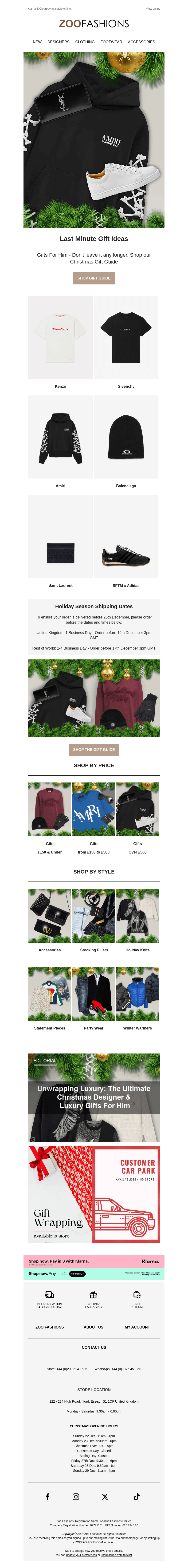 Last Minute Gift Ideas