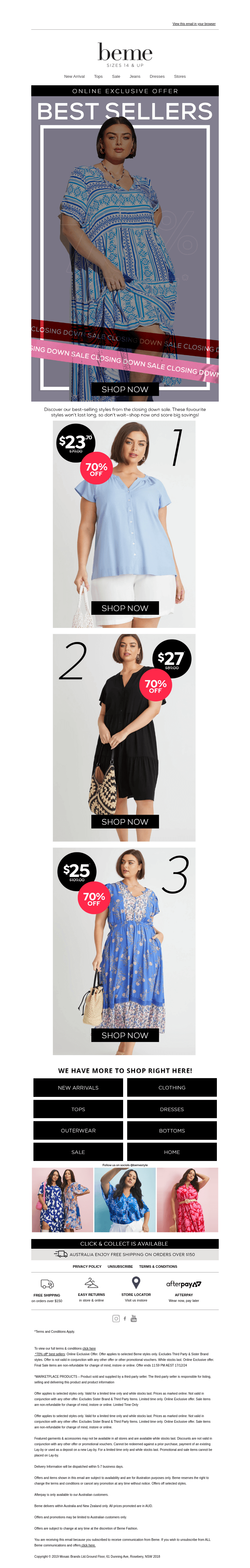 Spend Less | 70% OFF* Sale Items