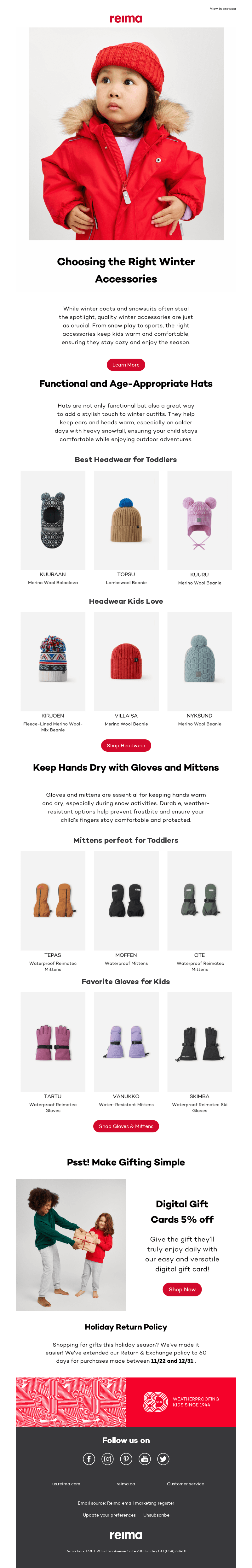 Head, Hands, and Feet: Winter Accessory Guide