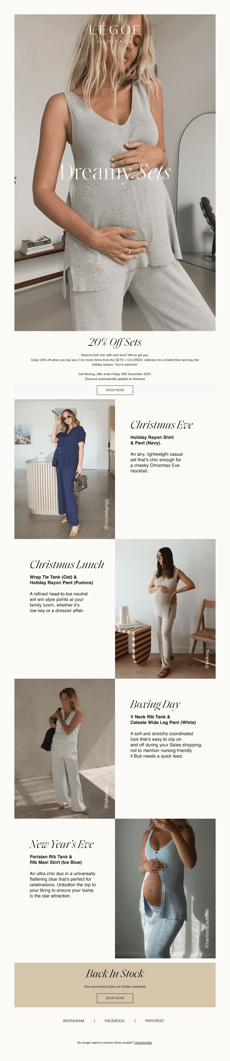 20% Matching Sets & Co-Ords