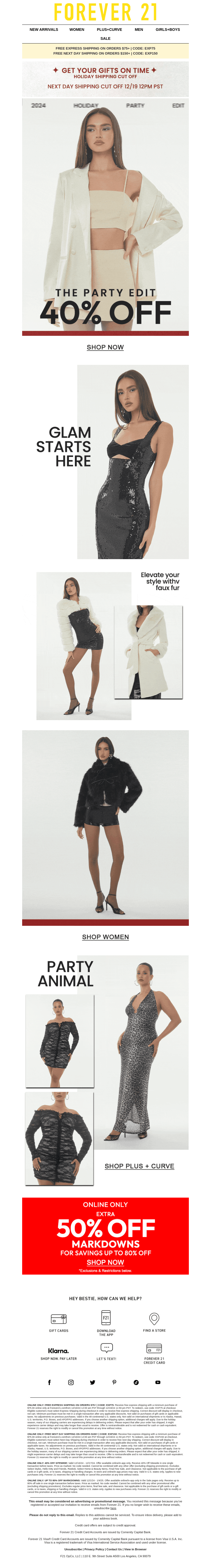Party Looks ✨ 40% OFF