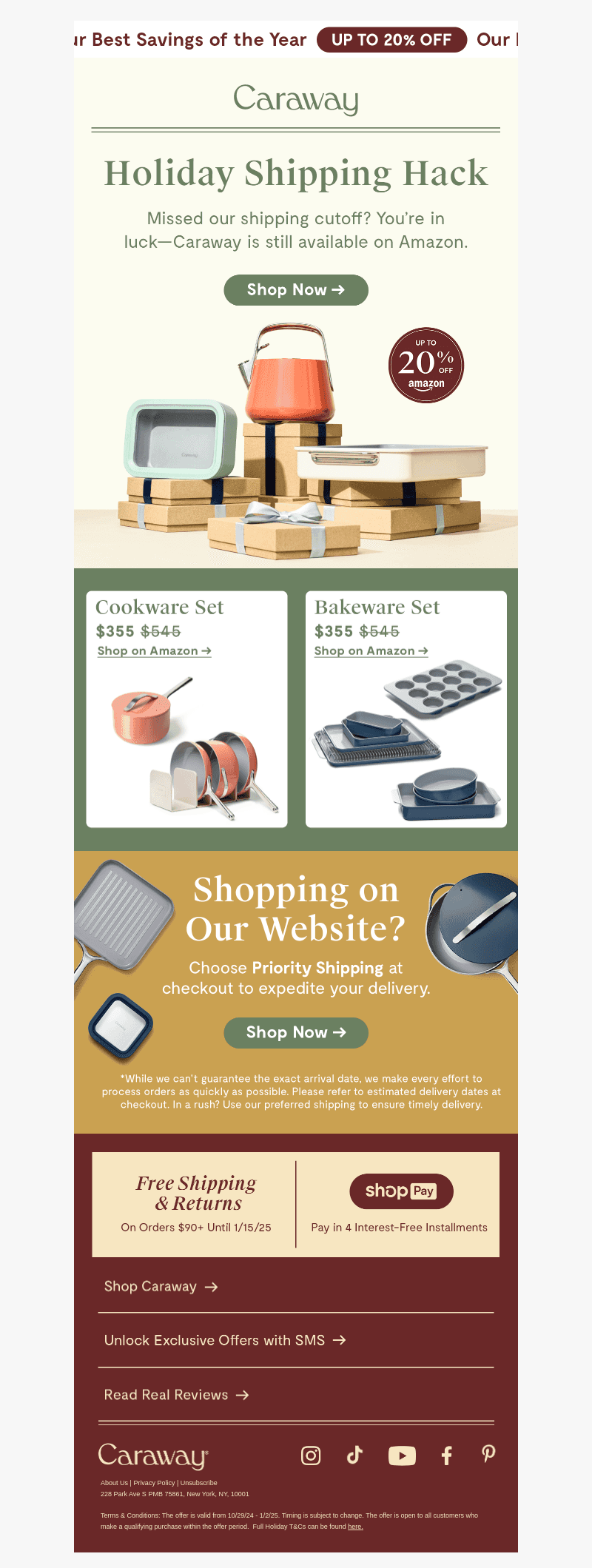 Save Up to 20% on Amazon