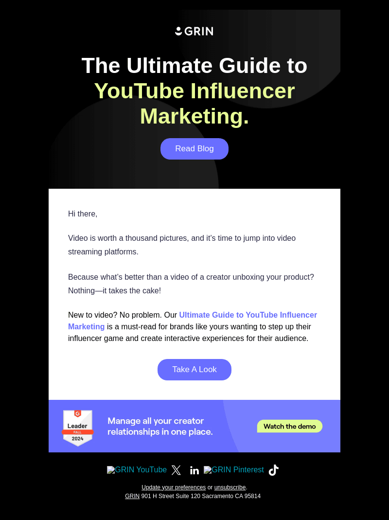 (Video) content is king!