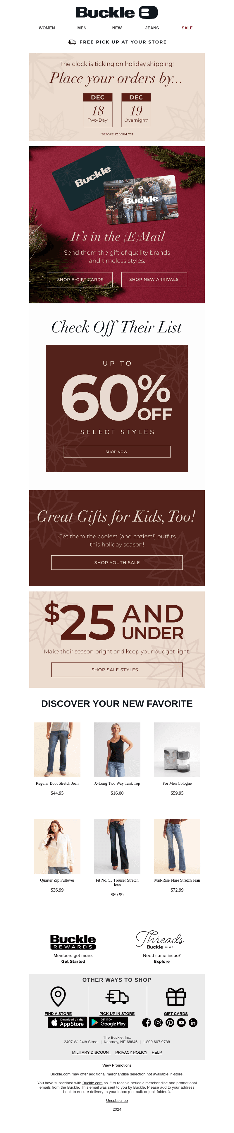 They’d Love a Gift Card…