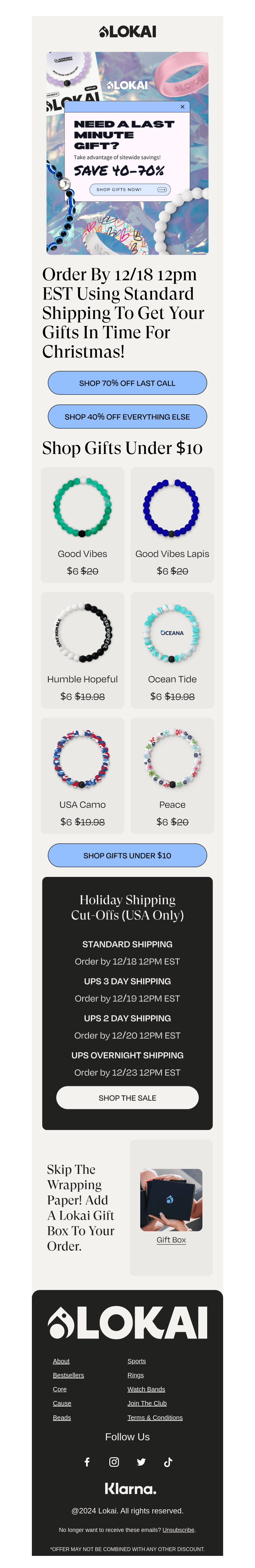 Last Minute 🎁 40-70% OFF!