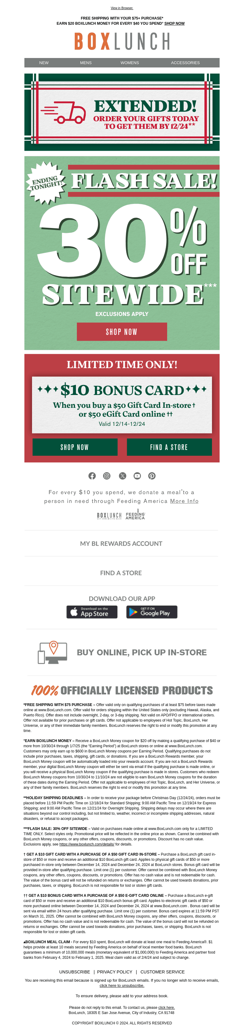 Another chance for delivery by Christmas!