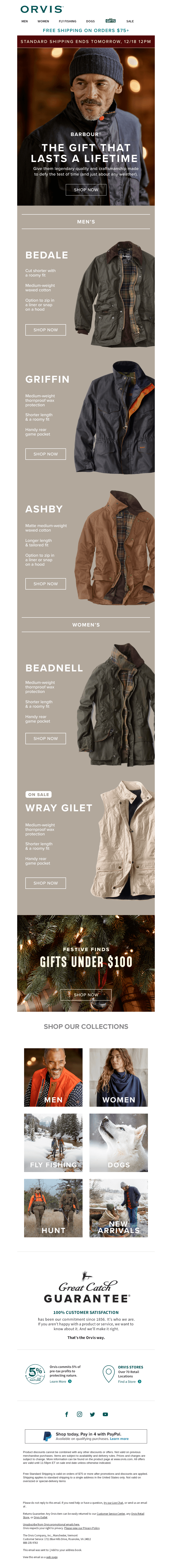 Barbour—put a bow on the very best