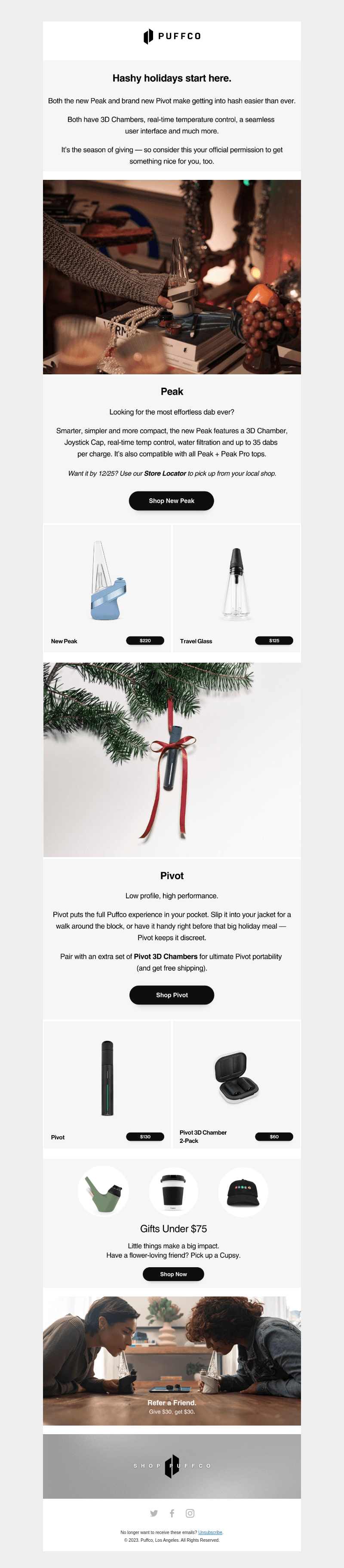 Peak + Pivot. Elevate the season.