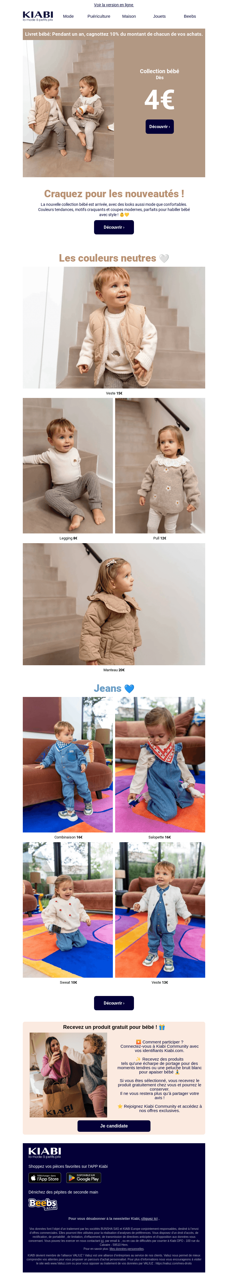 Nouvelle collection bébé 👶✨