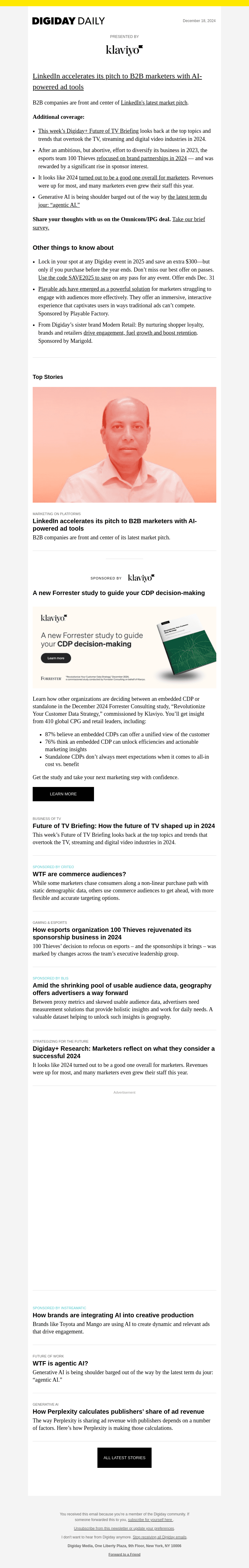 LinkedIn accelerates its pitch to B2B marketers with AI-powered ad tools