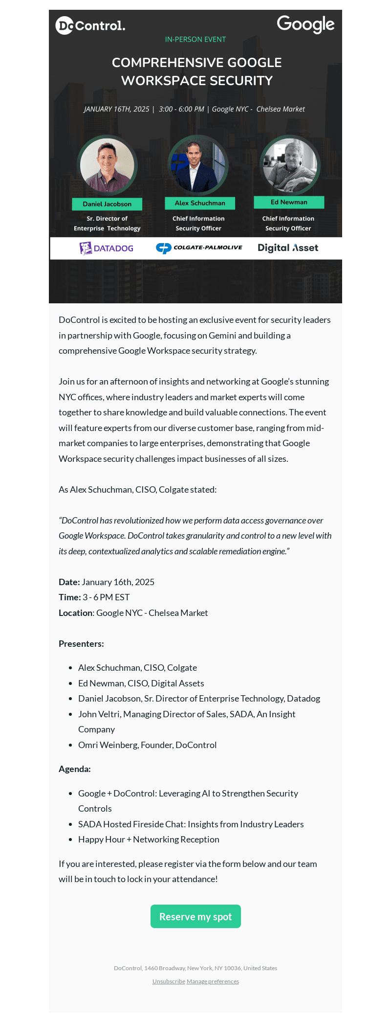 DoControl email from Wed, Dec 18, 2024