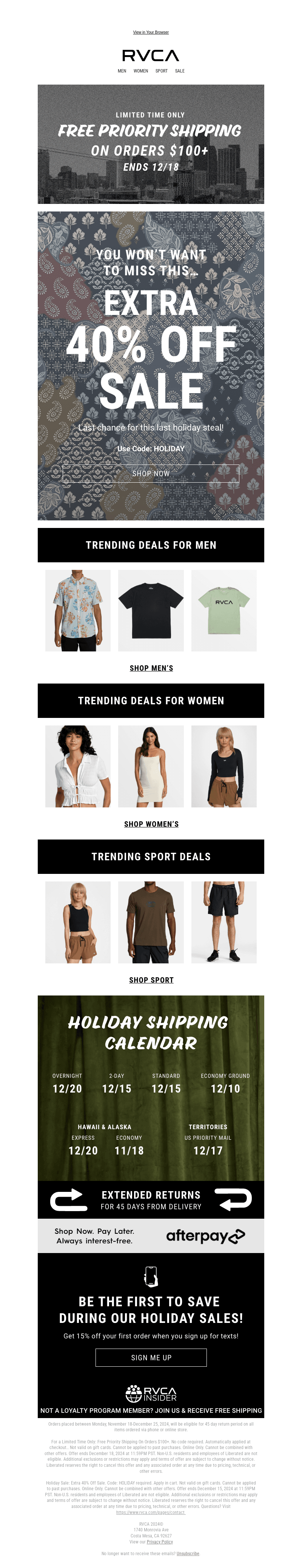 Last Minute Shopping? We Got you