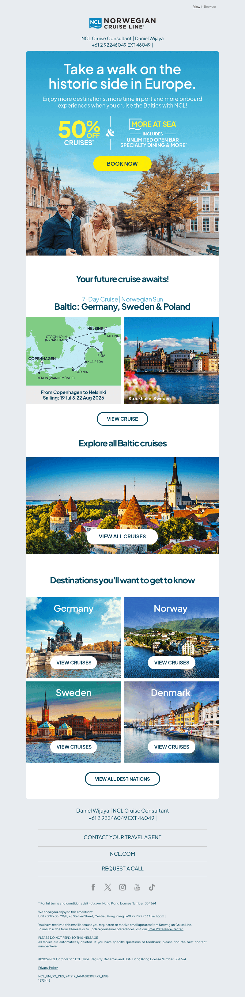 Experience more in the Baltics with NCL