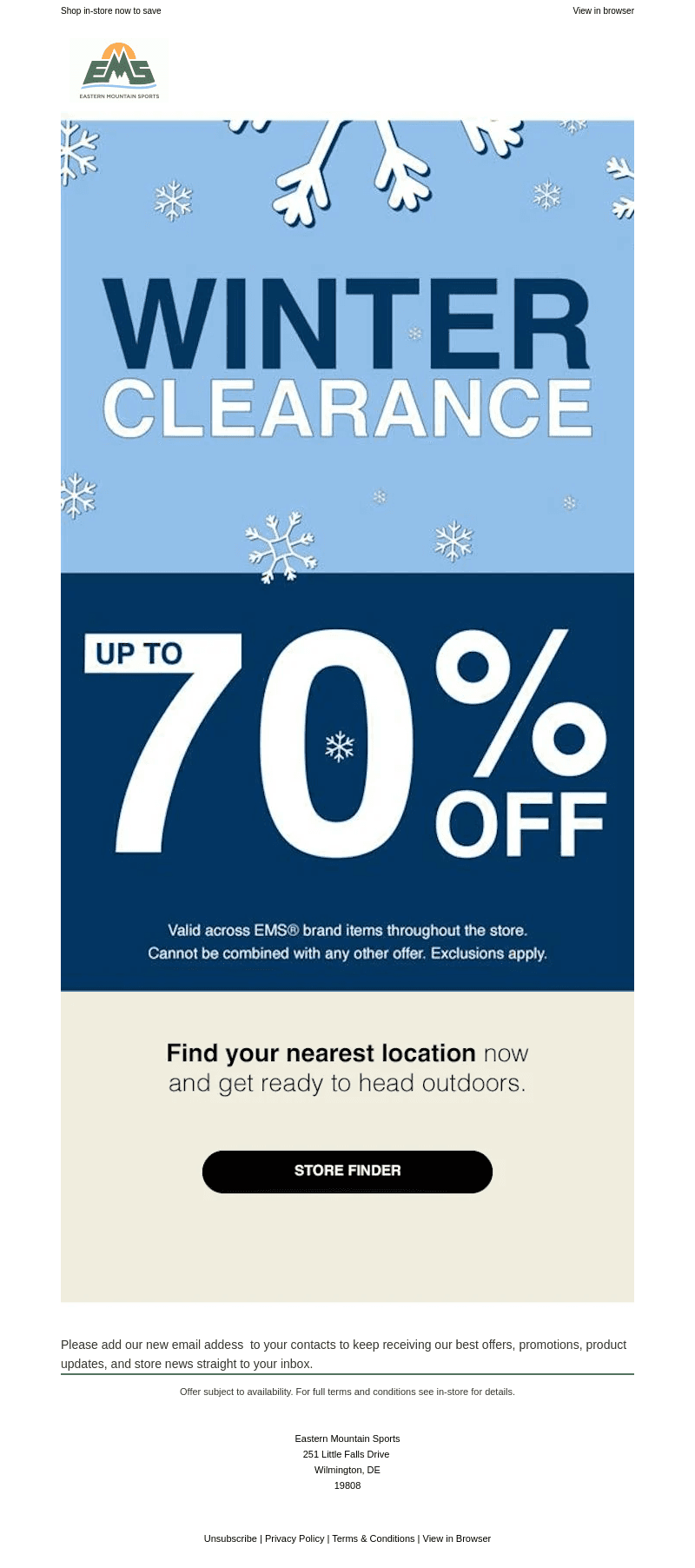 Up to 70% off ❄ Winter Clearance