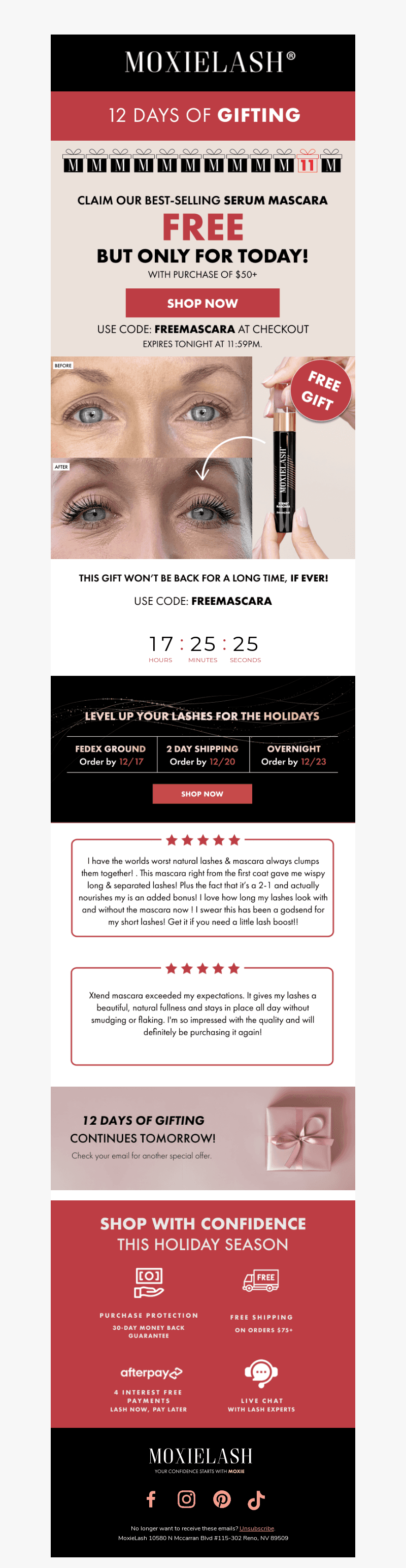 FREE XTEND™ Mascara – Today only!