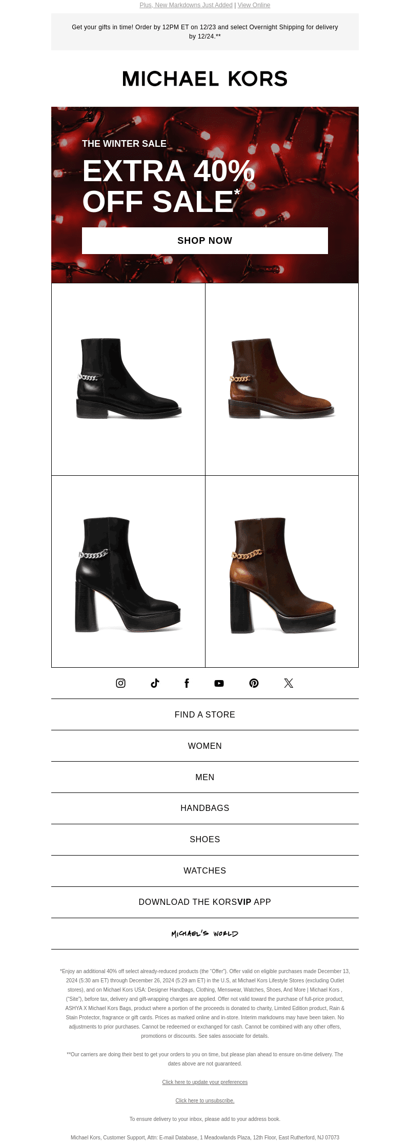 Extra 40% Off Wear-All-Winter Boots