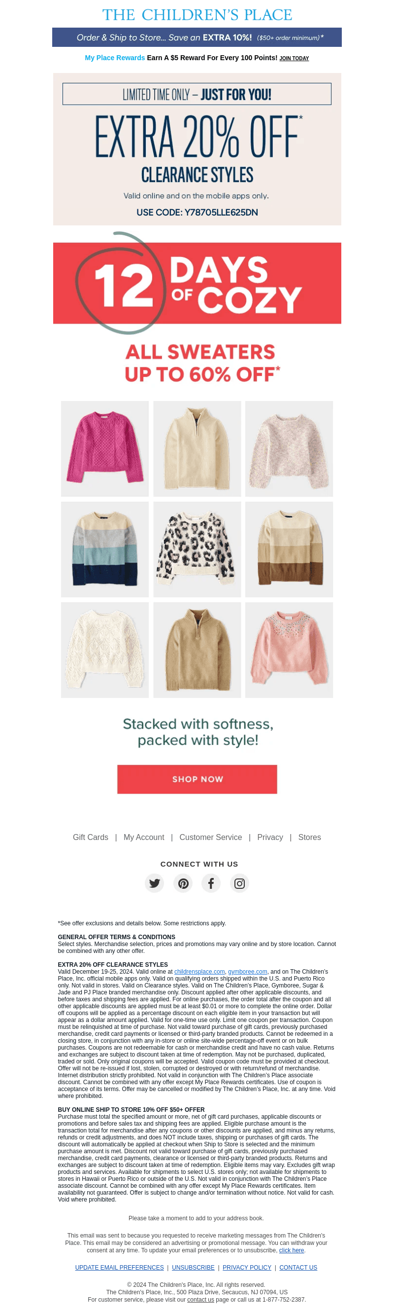 OMG! 75% off Clearance + EXTRA 20% off TOO 😱
