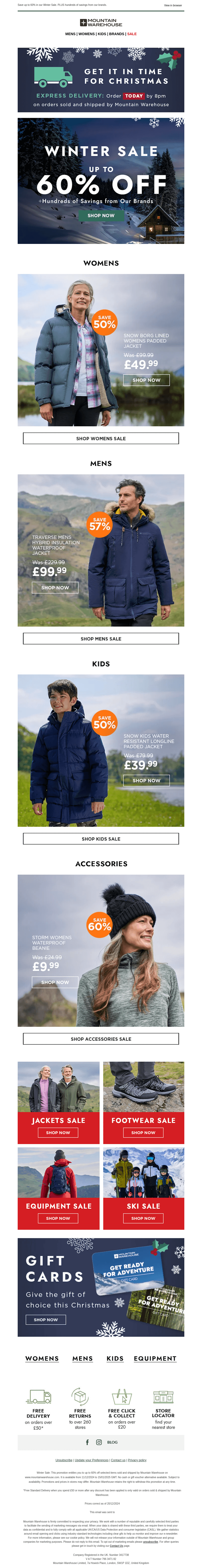 Last Chance for Express Delivery Before Christmas 🎁