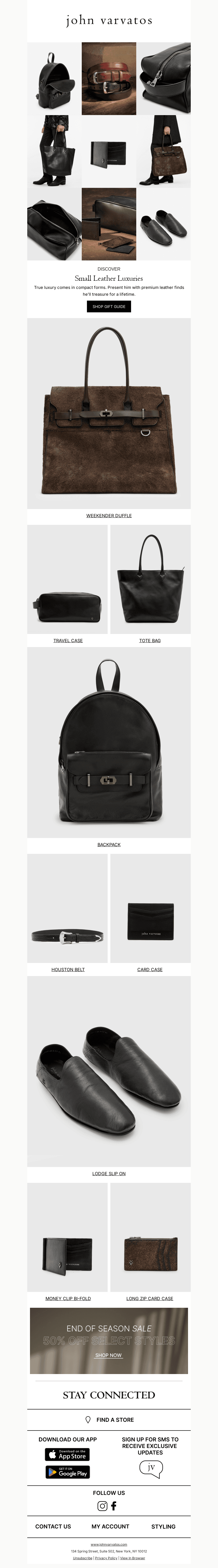 Impress with Luxe Leather Finds
