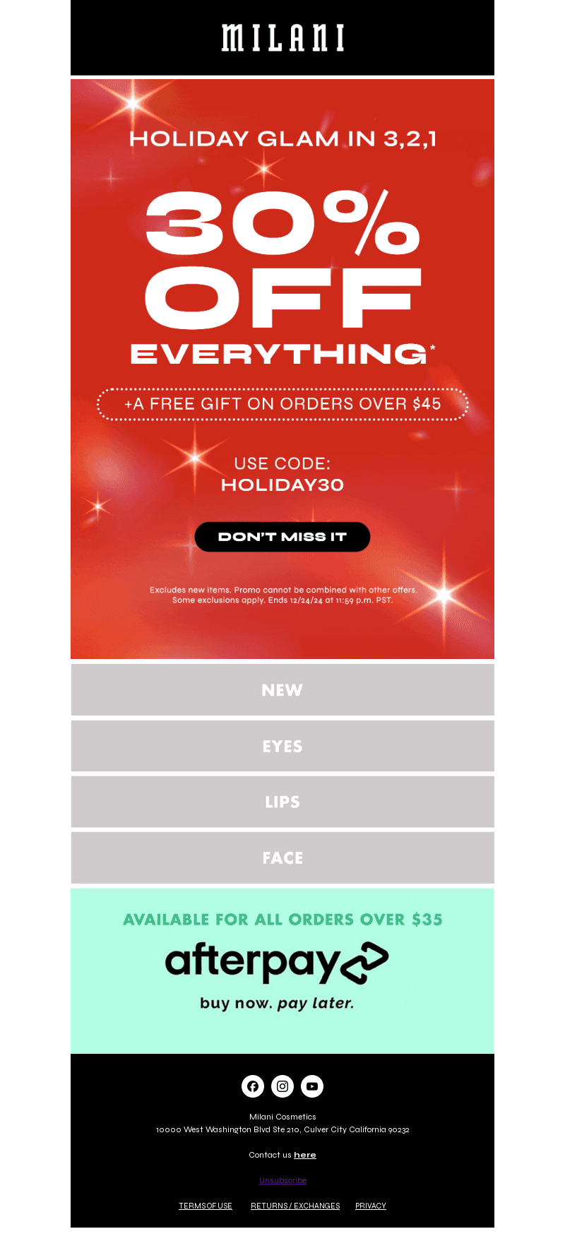 Babes, 30% OFF is LIVE 🎉💄