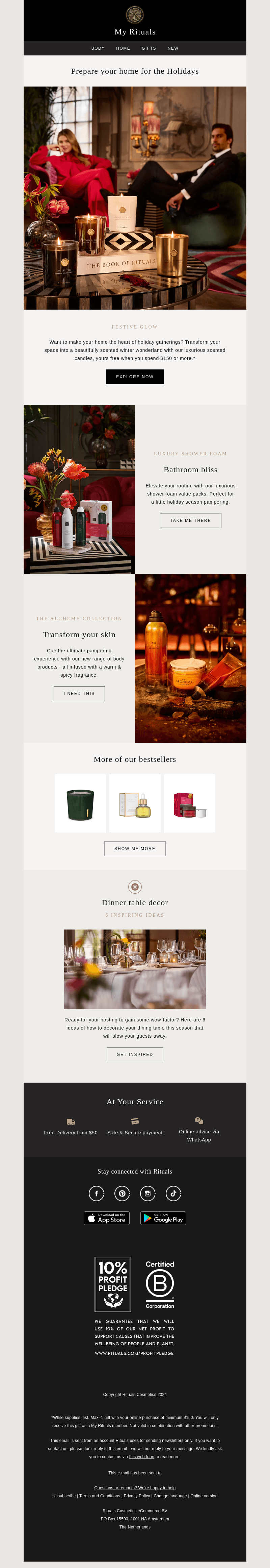 We're gifting you a scented candle