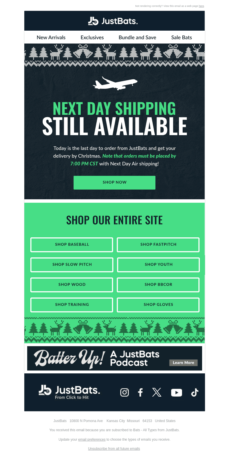 Next Day Shipping Is Still Available