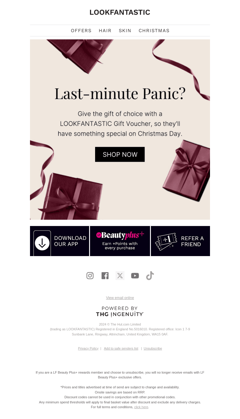 For That Gift You Forgot...
