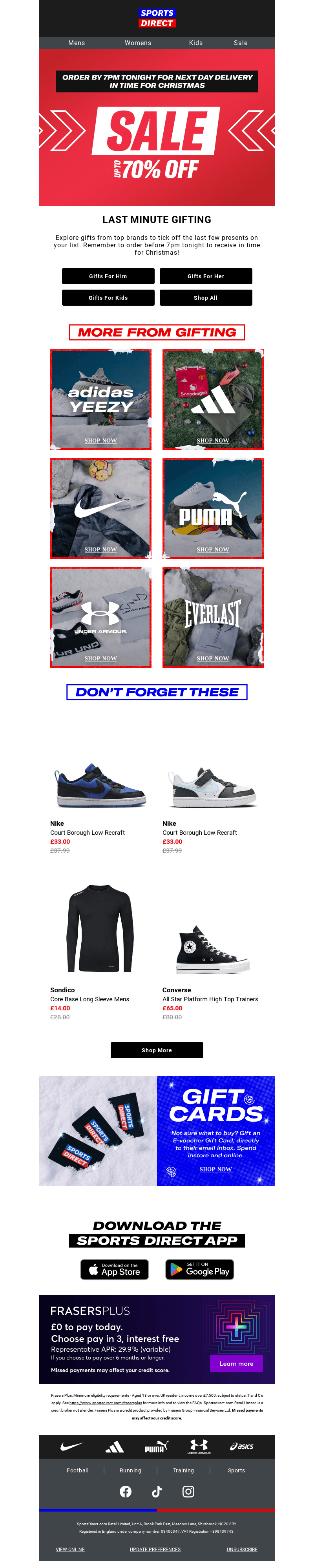 Final Call for Next Day Delivery