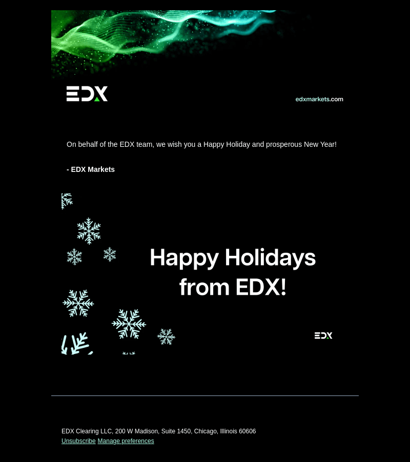 Seasons Greetings from EDX