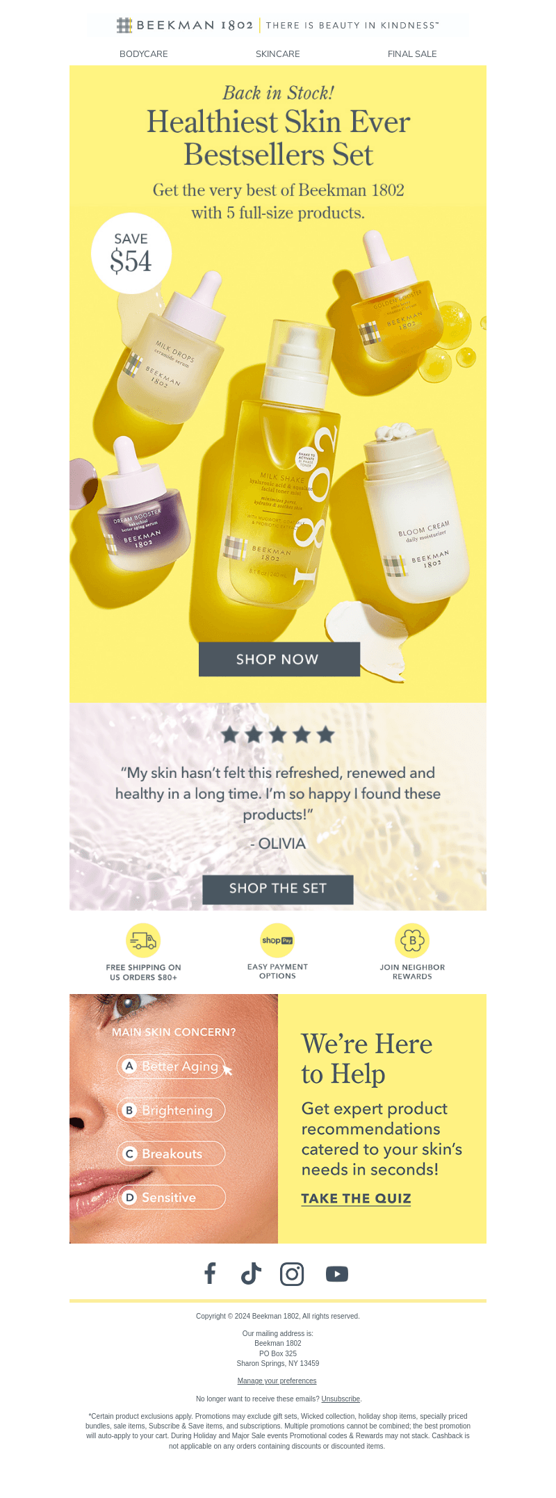 "Love this skincare set!" ⭐⭐⭐⭐⭐