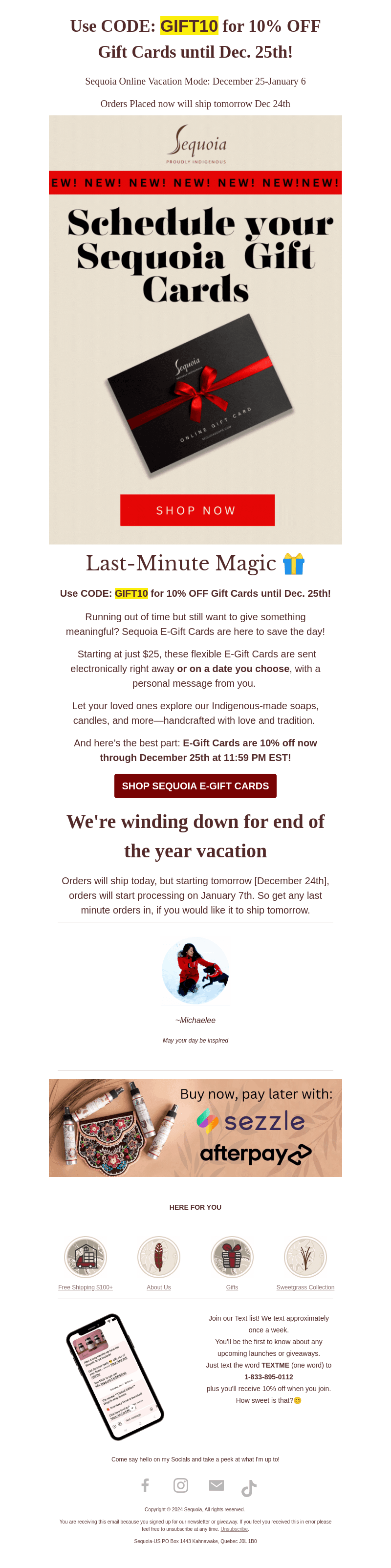 🚨10% OFF still in time for Christmas