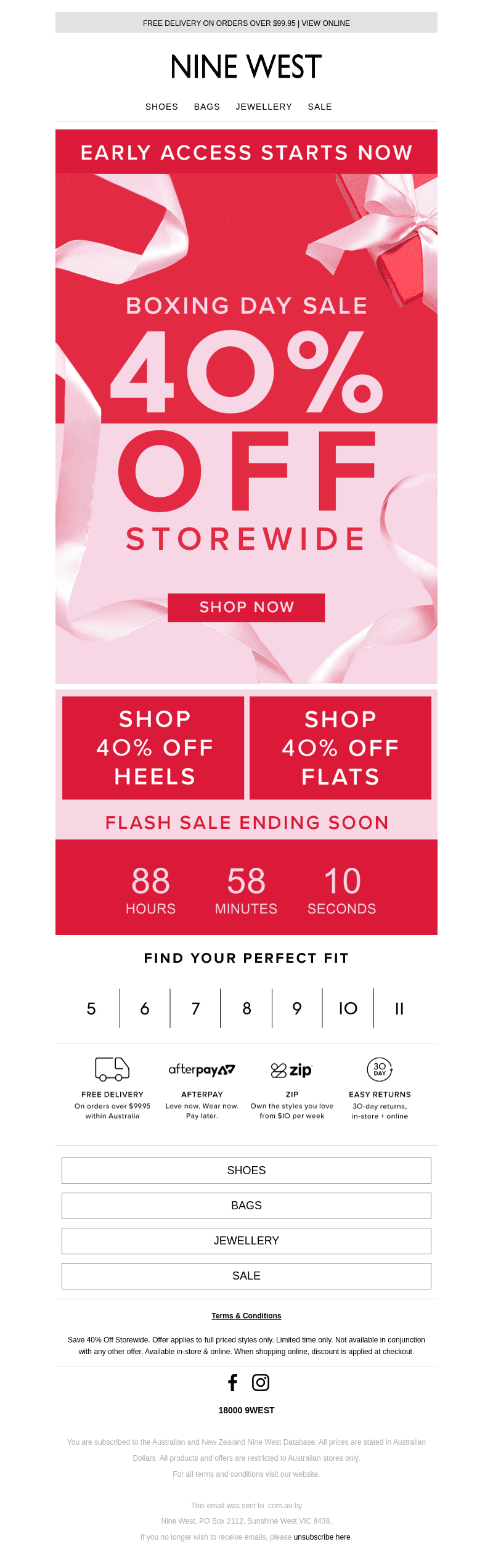 40% OFF | Boxing Day Starts Now